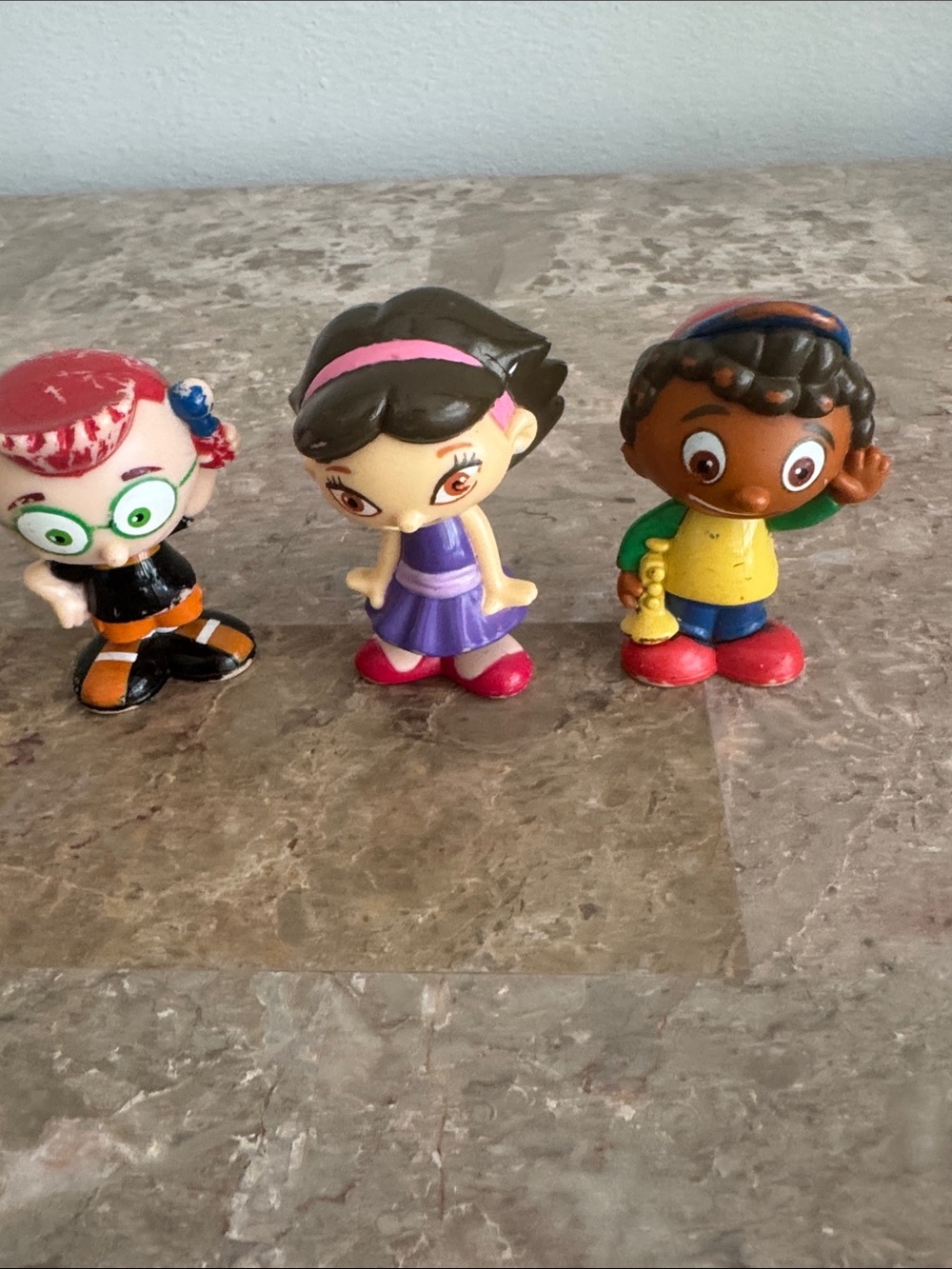 Disney Little Einstein Character figurines Quincy, Leo and June